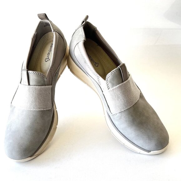 Baretraps slip on wedge shoes Gray Slip on Women Shoes Size 9.5 - Picture 1 of 9